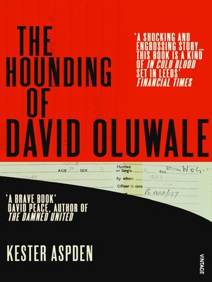 cover image of The Hounding of David Oluwale